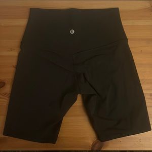 Brand new LULULEMON 8” black shorts - never worn